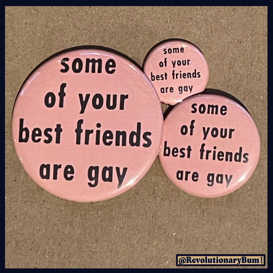 Gay Best Friends -Button/Bottle Opener-