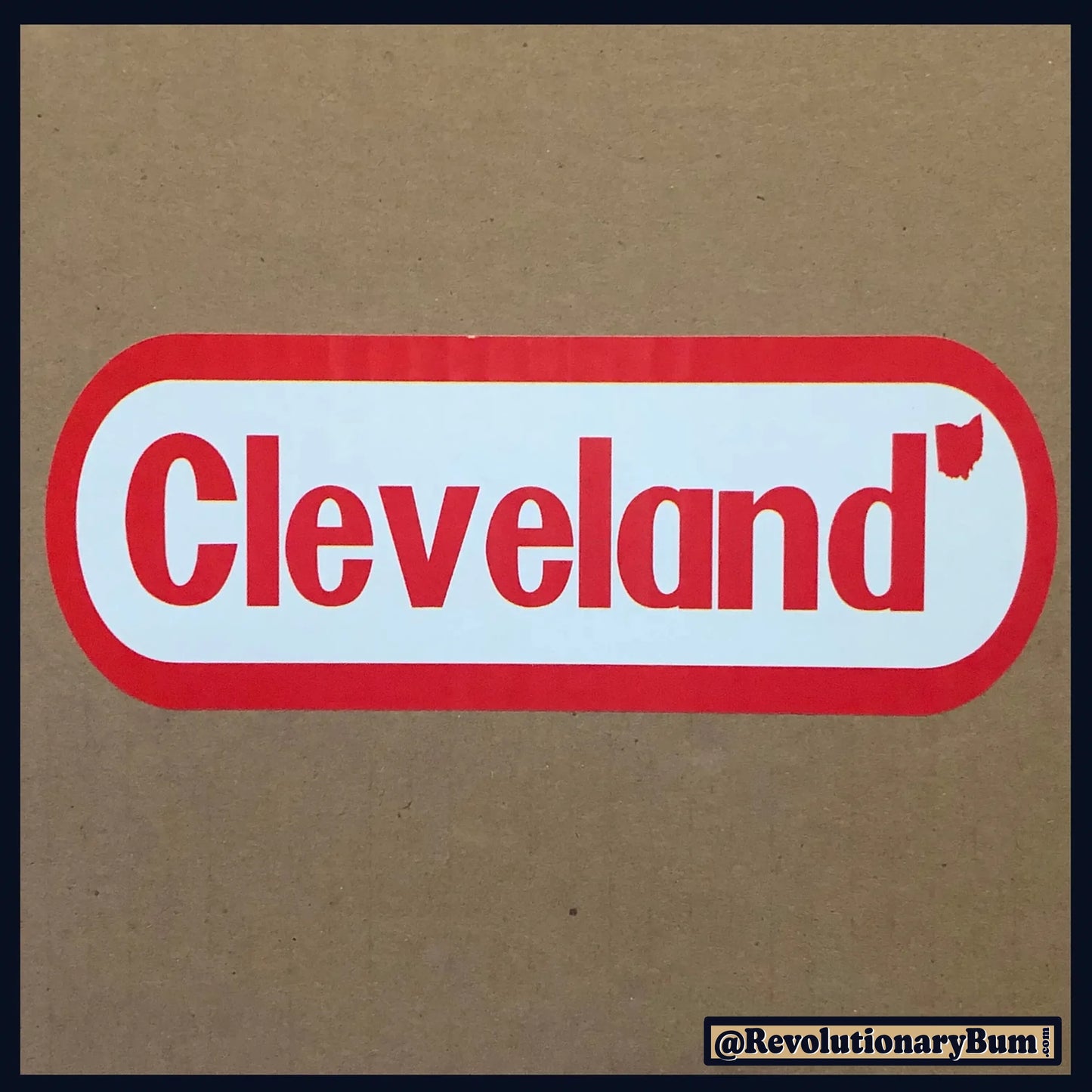 Cleveland NES Logo Bumper Sticker