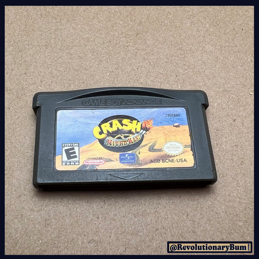 Crash Bandicoot -GameBoy Advance- Nitro Kart Game