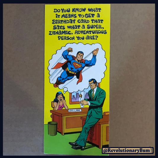 Super Rude -Vintage Birthday Greeting Card- 1978