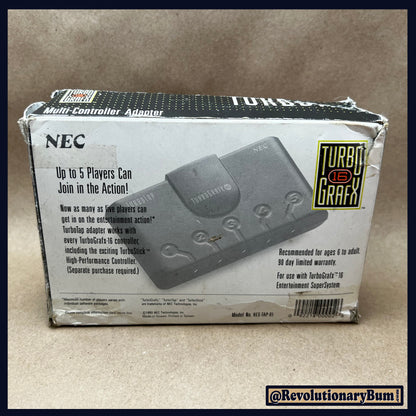 TurboTap -Turbo Grafx- Multi Controller Adapter Box & Papers