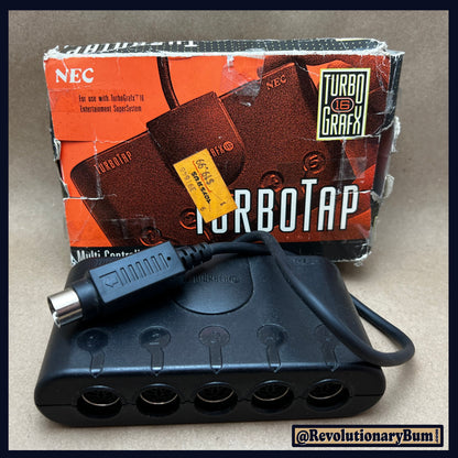 TurboTap -Turbo Grafx- Multi Controller Adapter Box & Papers